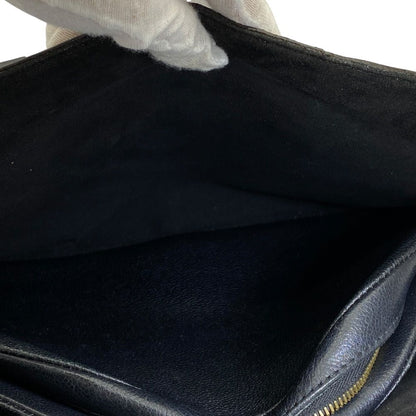 Louis Vuitton Alma Intu 2-Way Shoulder Bag Monogram Macassar Leather Black Brown — view 9