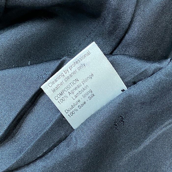 Chanel Vintage Long Skirt CC Logo Button Tight Silk Brown Feminine Classic — view 9