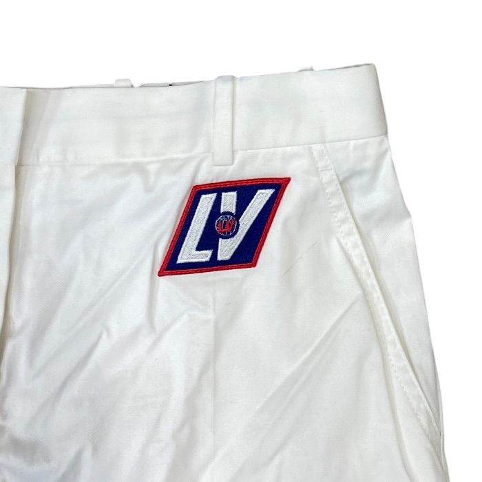 Louis Vuitton Patch Logo Shorts Polyurethane White Feminine Mode — view 3
