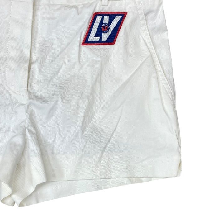 Louis Vuitton Patch Logo Shorts Polyurethane White Feminine Mode — view 6