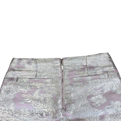 Louis Vuitton Jacquard Mini Skirt yon Polyester Pink mini — view 7