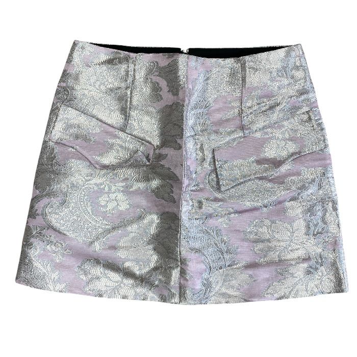 Louis Vuitton Jacquard Mini Skirt yon Polyester Pink mini