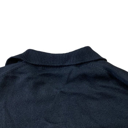 Dior Knit All in One Romper Short Sleeve CD Logo Cashmere Black Feminine Sweater — view 8