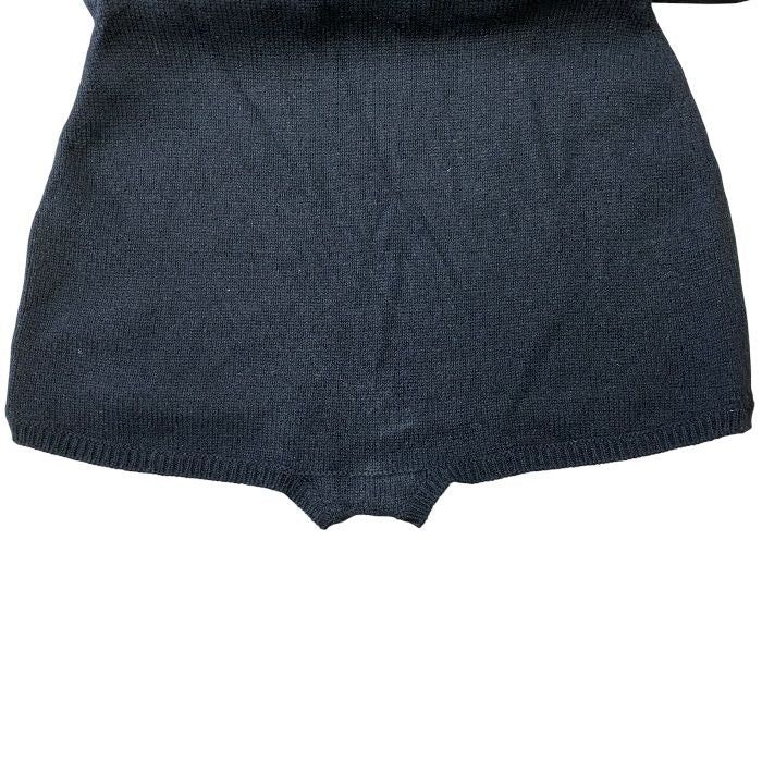 Dior Knit All in One Romper Short Sleeve CD Logo Cashmere Black Feminine Sweater — view 9