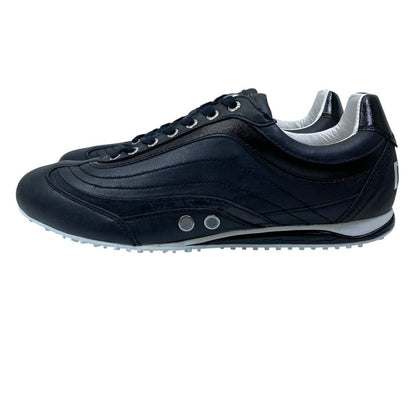 Dolce & Gabbana Swan Low Cut Sneakers Logo Leather Black 42) Street Mode Italy — view 3