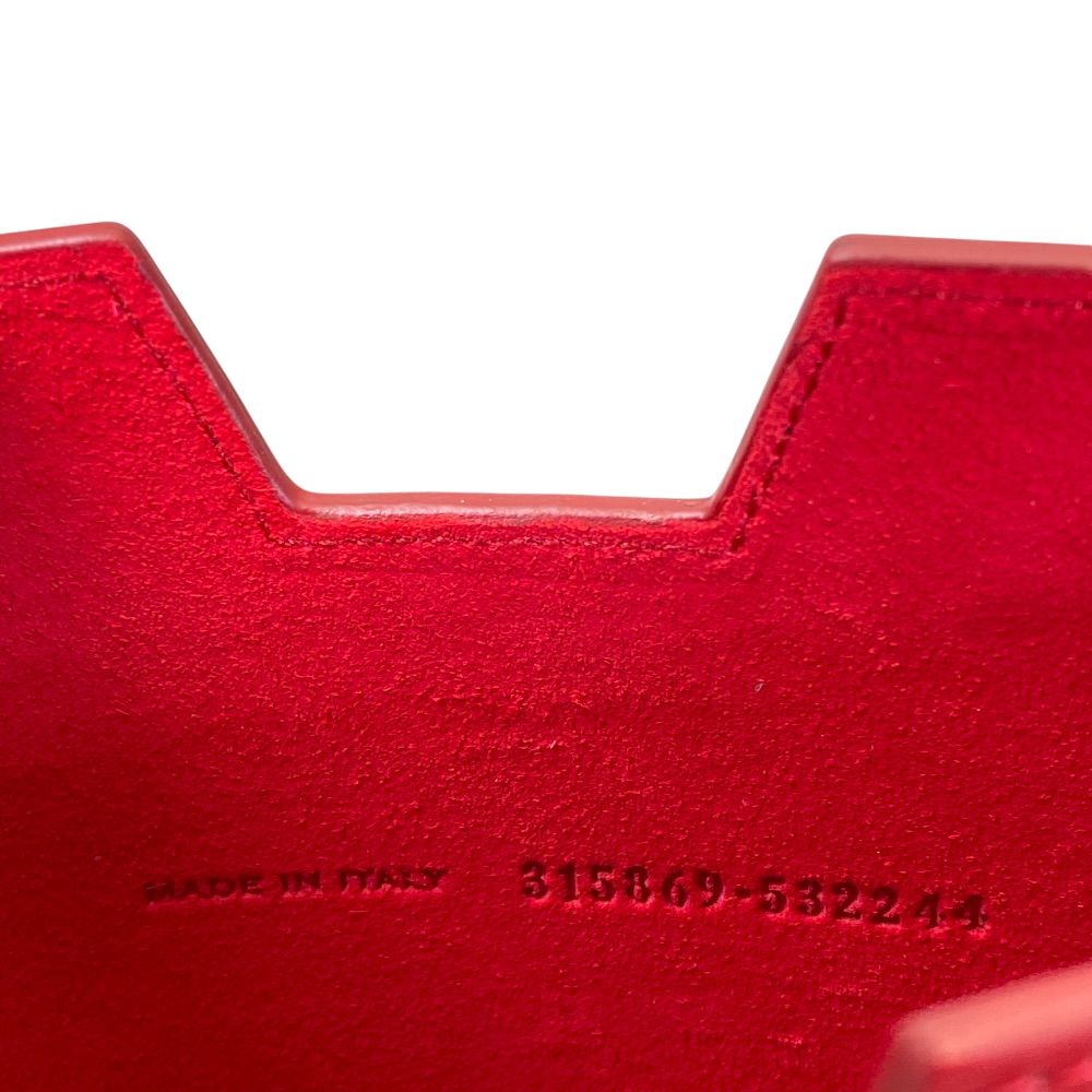 Saint Laurent iPad Case Tablet Pouch Leather Red Practical — view 6
