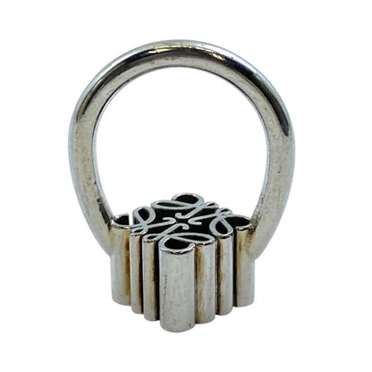 Loewe Single Anagram Ring Cube Silver Mode Accent — view 7