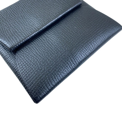 Hermes Epsom Calvi Coin Case Pass Wallet Leather Black Practical — view 3