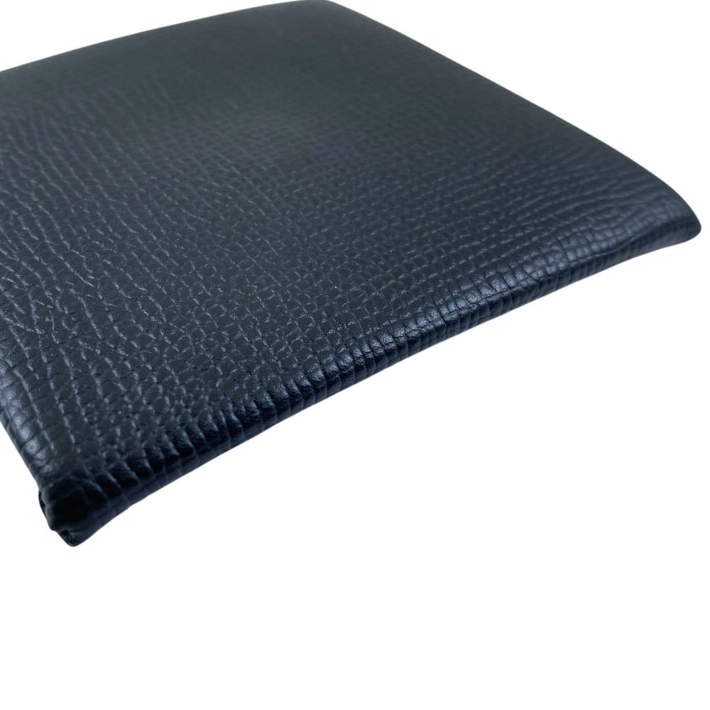 Hermes Epsom Calvi Coin Case Pass Wallet Leather Black Practical — view 4