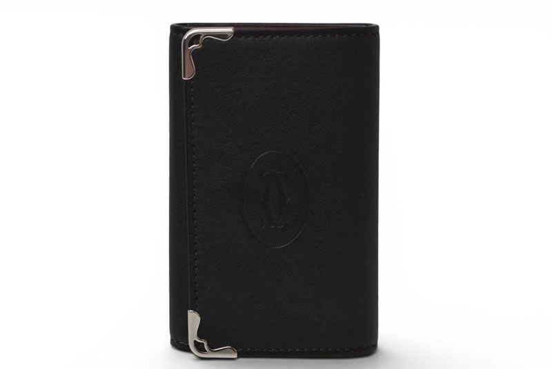 Cartier Key Case Key Holder 6 Must de Cartier Black 2C Logo — view 2