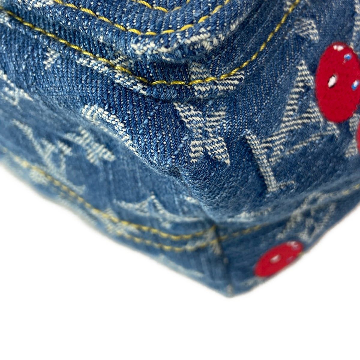 Louis Vuitton Backpack Monogram Cherry LV Takashi Murakami Venice Denim — view 6