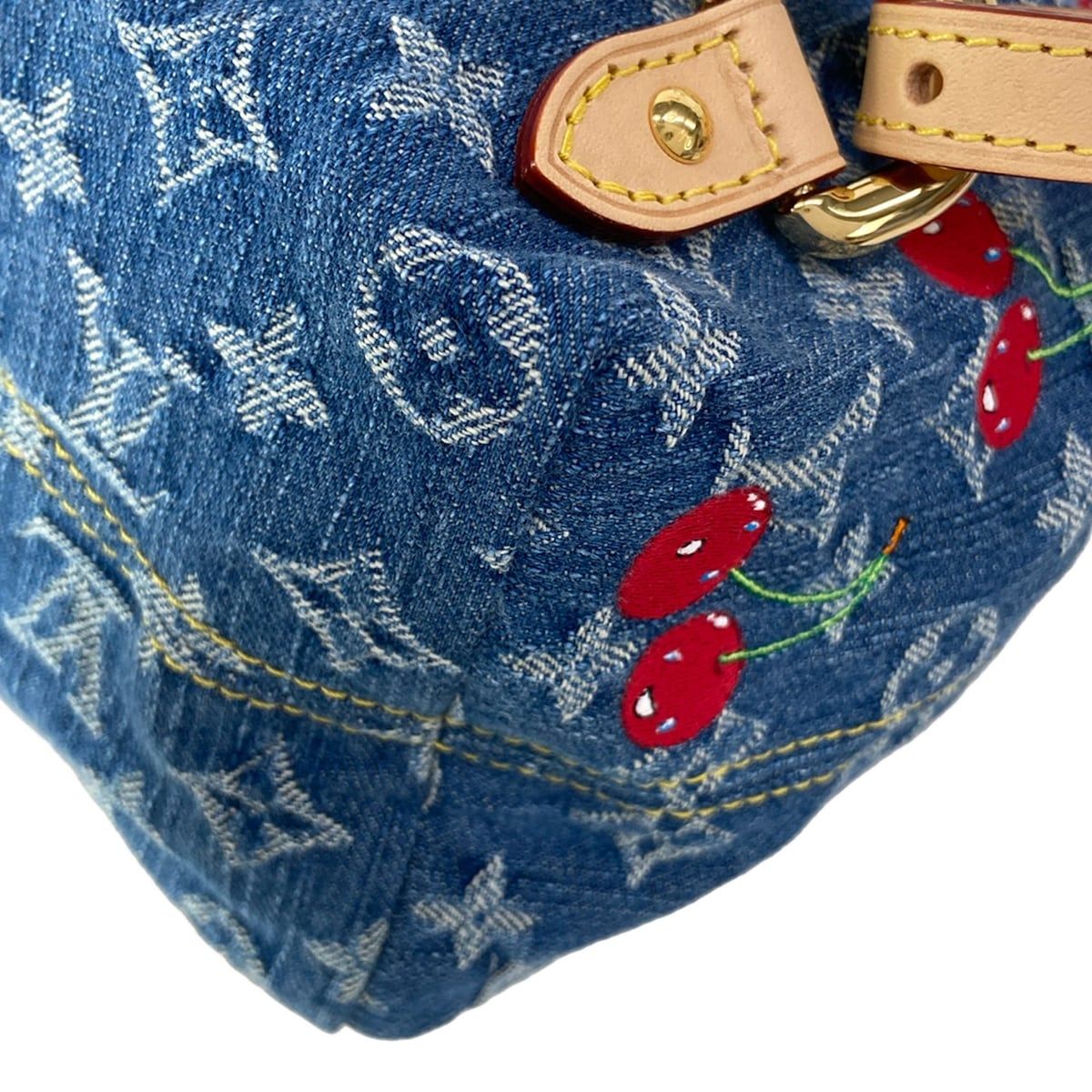 Louis Vuitton Backpack Monogram Cherry LV Takashi Murakami Venice Denim — view 8