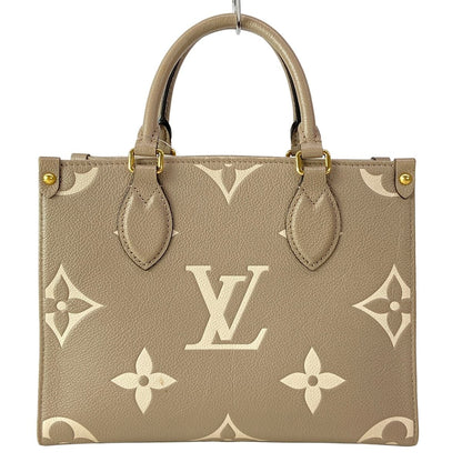 Louis Vuitton Tote by the Pool On The Go PM Cream Leather Cowhide — view 3