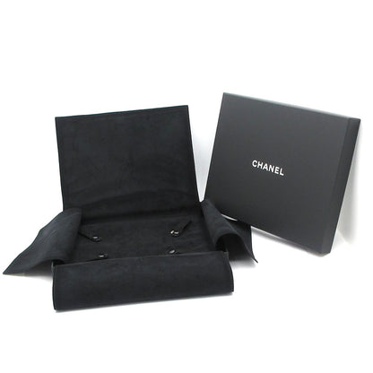 Chanel Necklace CC Logo Gold White Clear Long — view 6