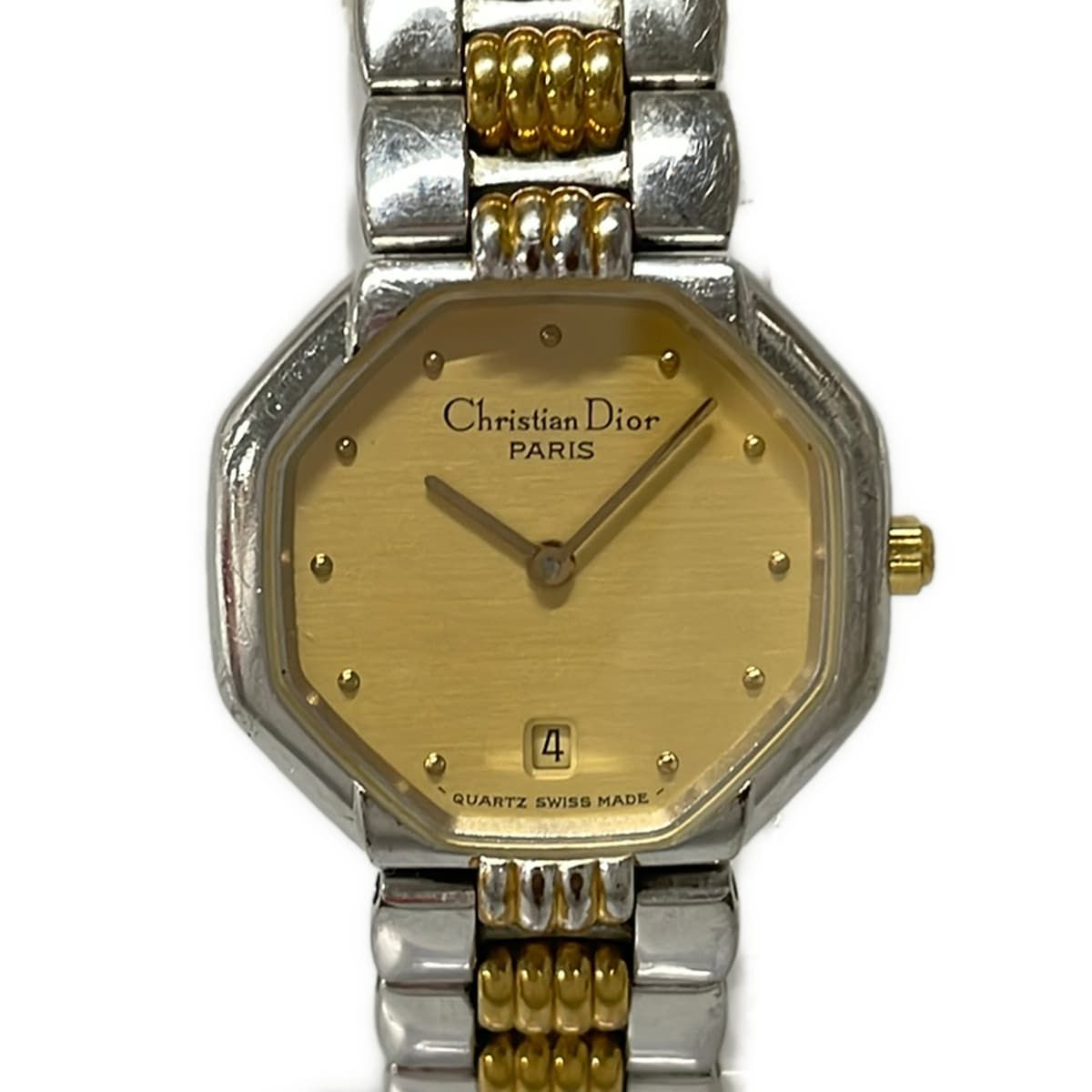 Dior Watch Octagon Gold