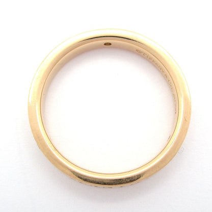 Tiffany & Co Ring Flat Band 18k Pink Gold Diamond — view 4