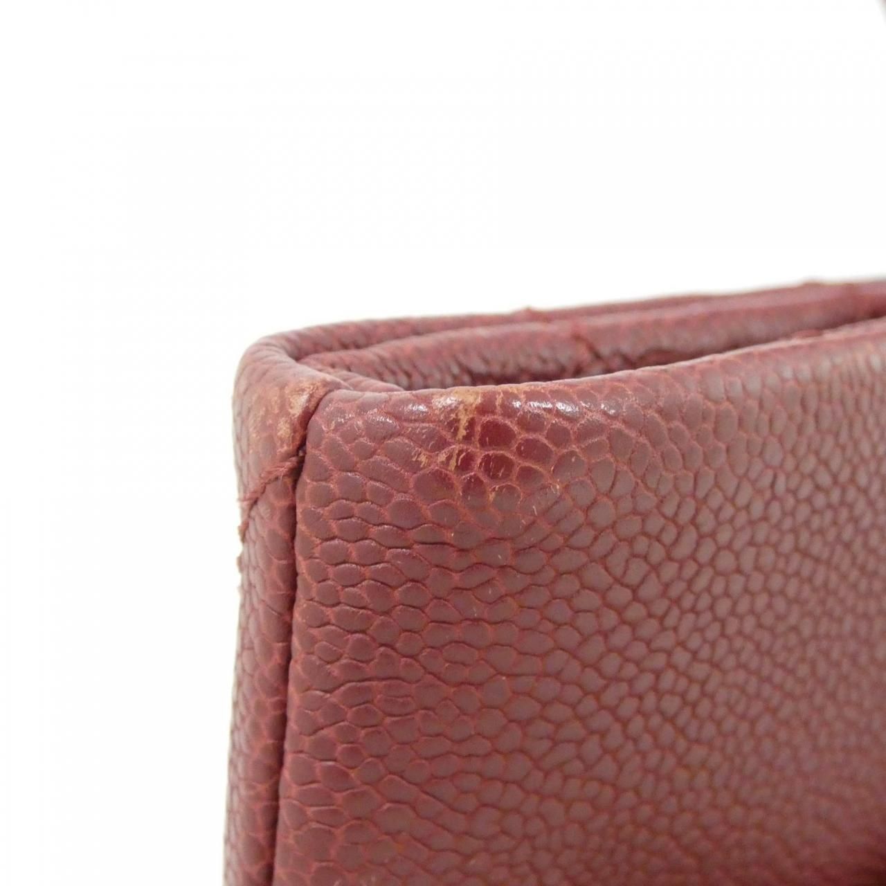 Chanel Bag Handbag Burgundy — view 6