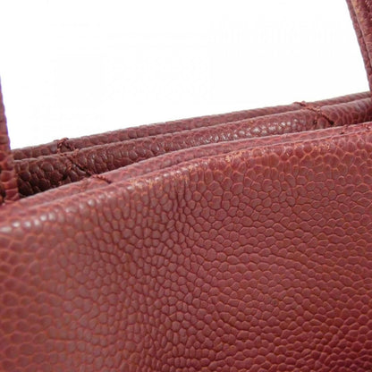 Chanel Bag Handbag Burgundy — view 5