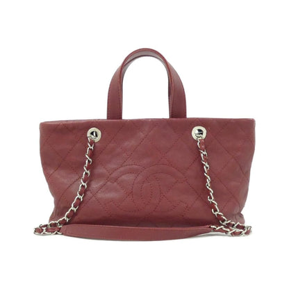 Chanel Bag Handbag Burgundy — view 2