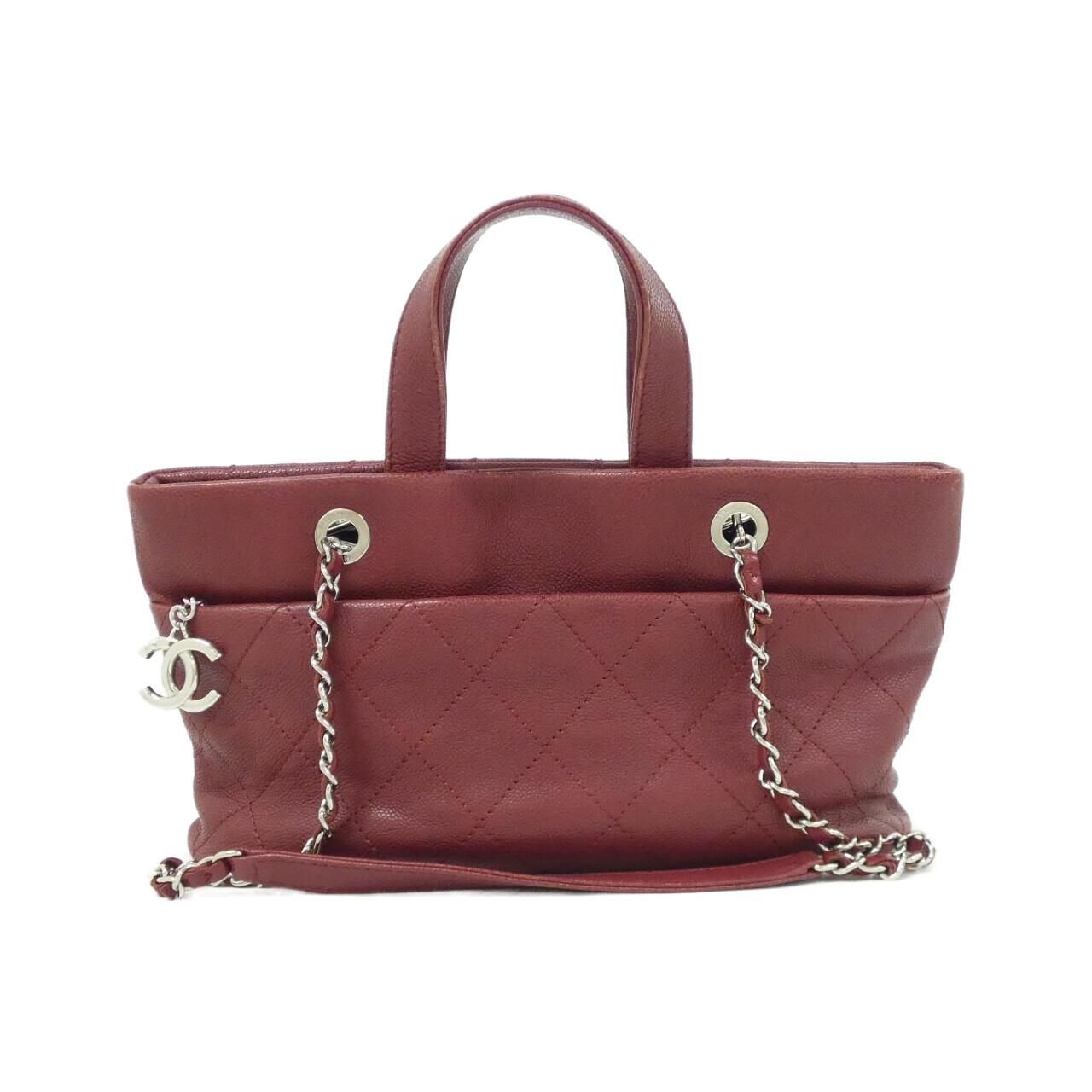 Chanel Bag Handbag Burgundy