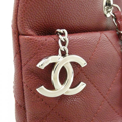 Chanel Bag Handbag Burgundy — view 4