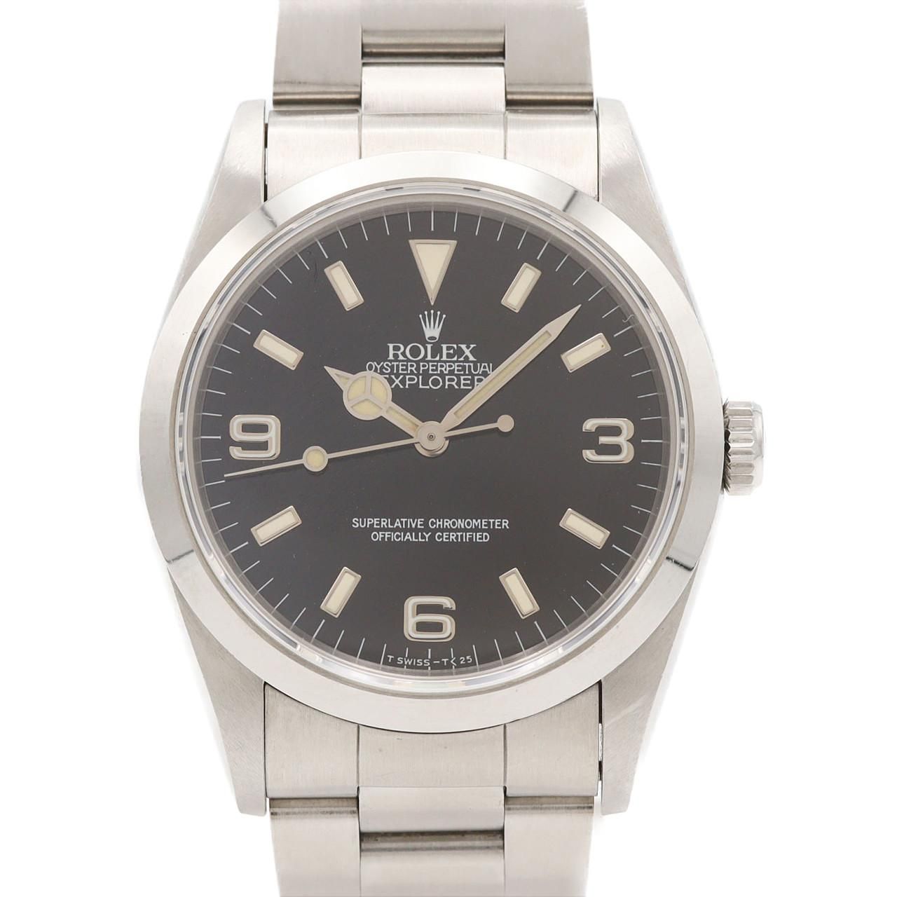 Rolex Explorer I SS Automatic Winding S Number Watch
