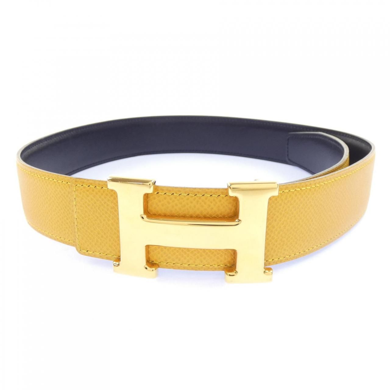 Hermes Belt Yellow