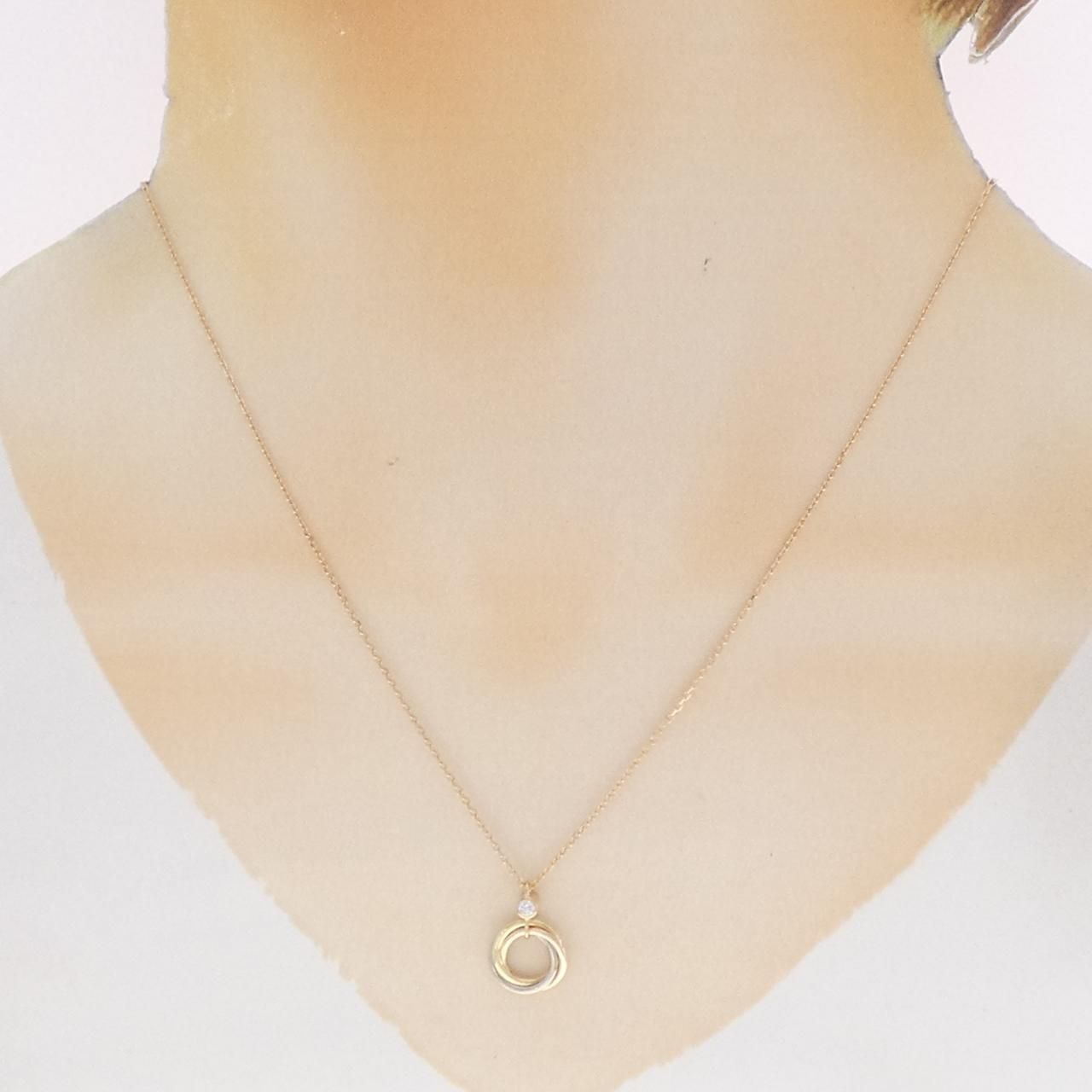 Cartier Trinity Necklace Gold — view 6