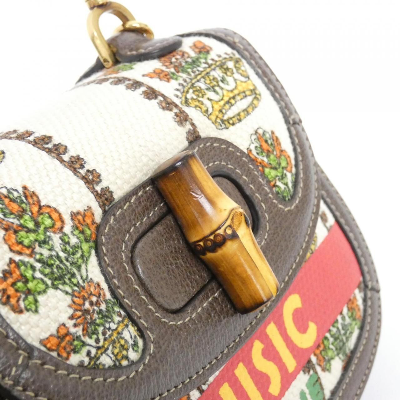 Gucci Bamboo Bag Handbag Ivory — view 4