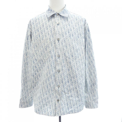 Dior Oblique Kasuri Cotton Denim Shirt