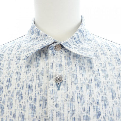 Dior Oblique Kasuri Cotton Denim Shirt — view 5