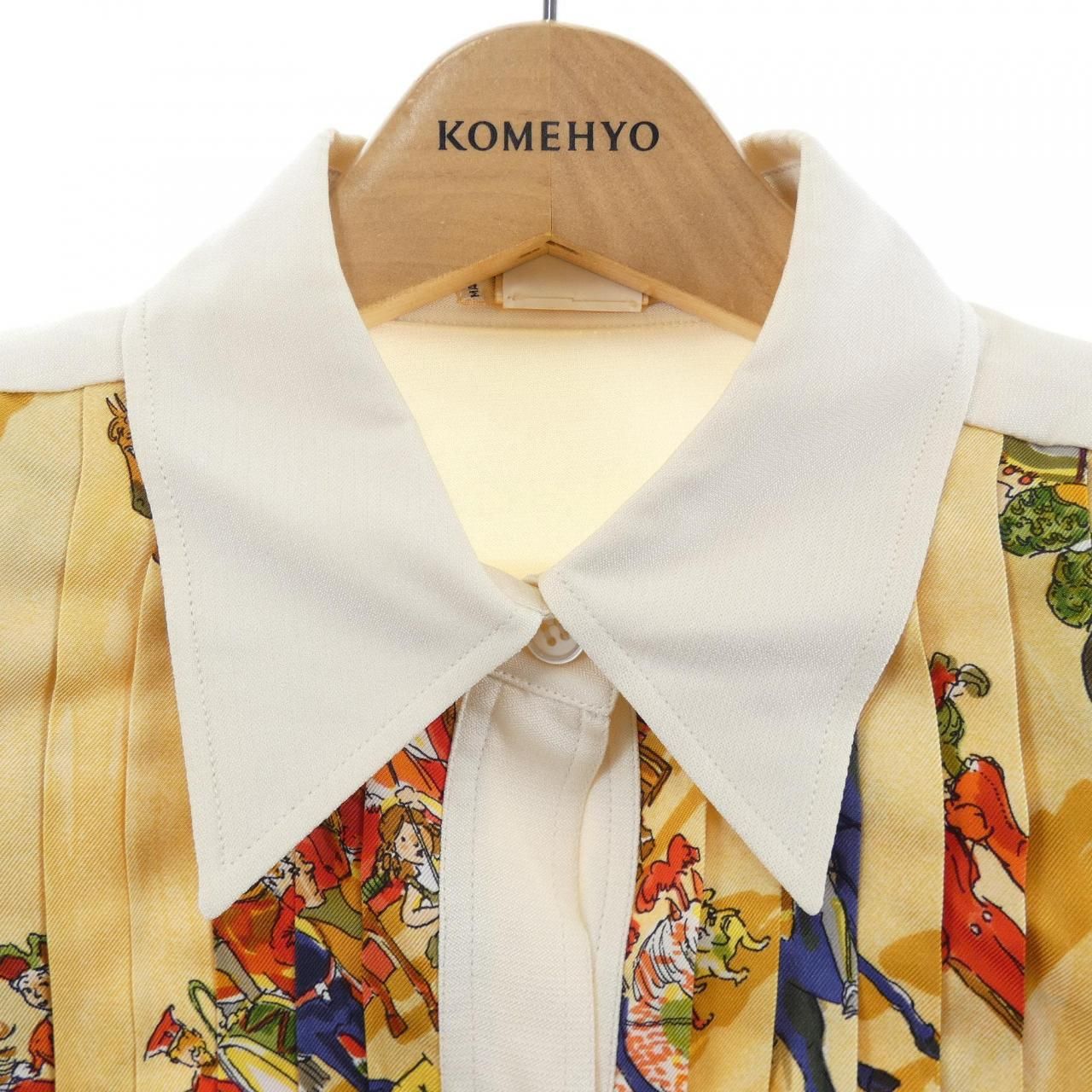 Hermes Vintage Cirque Molier Twill Rene Shirt — view 5