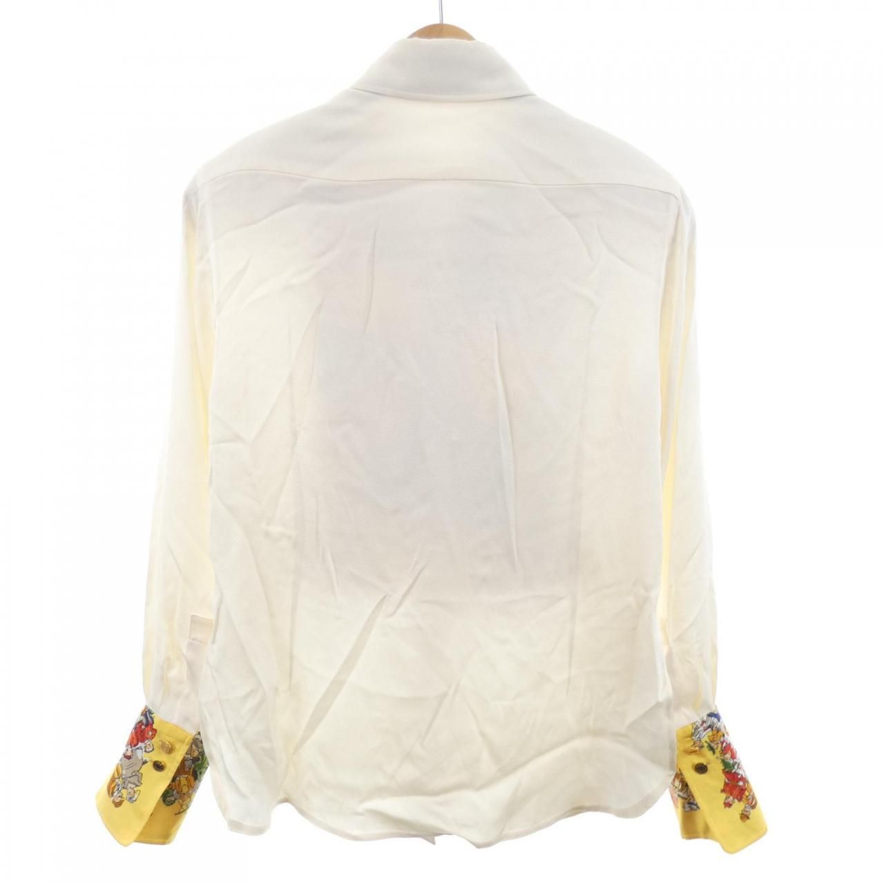 Hermes Vintage Cirque Molier Twill Rene Shirt — view 2