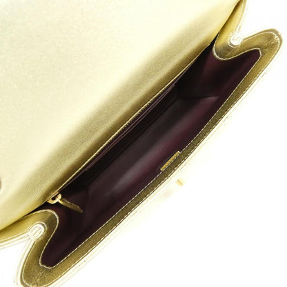 Chanel Bag Handbag Gold — view 6