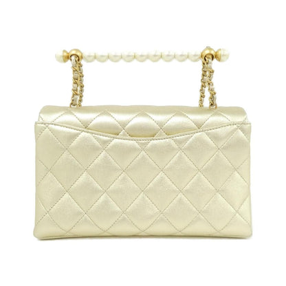 Chanel Bag Handbag Gold — view 2
