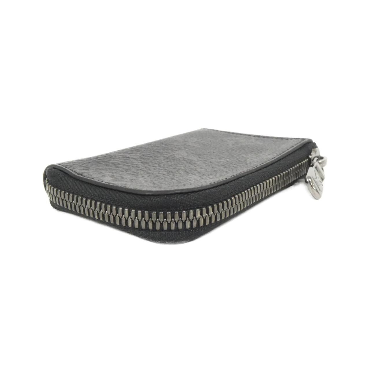 Louis Vuitton Monogram Eclipse Porte Monnet Joule Coin Case — view 2