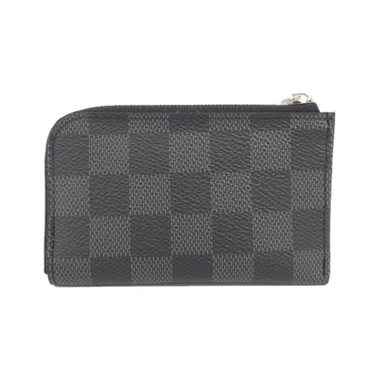 Louis Vuitton Damier Graphite Porte Monet Coin Case — view 2