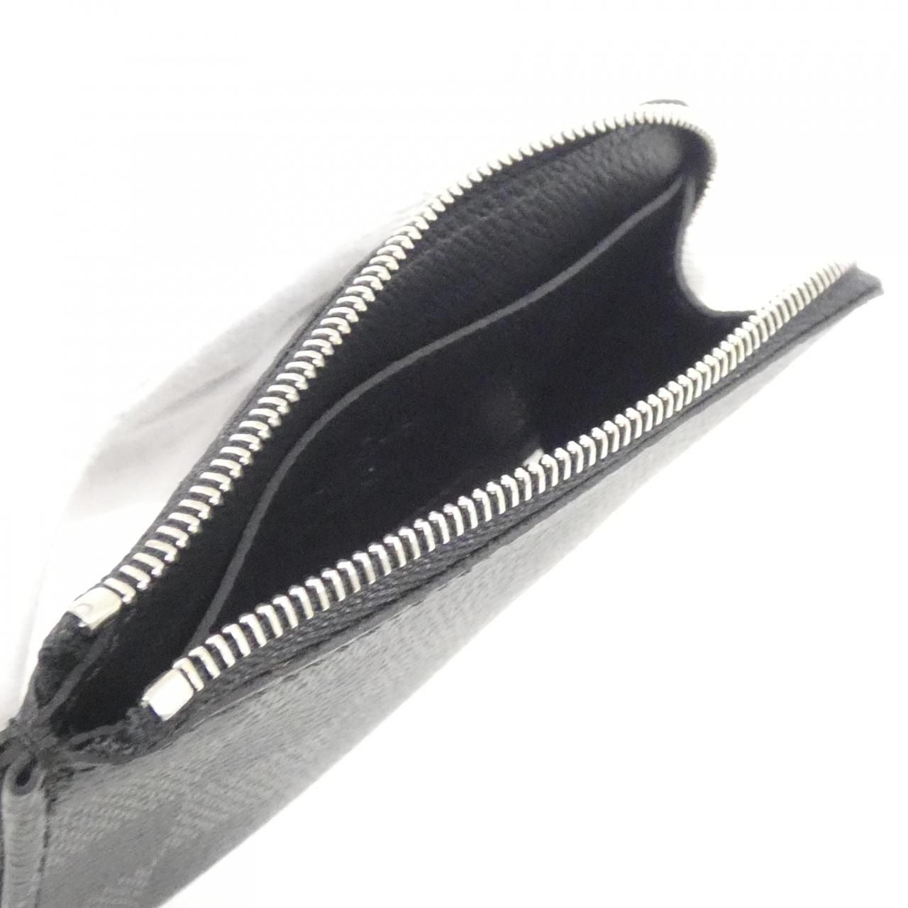 Louis Vuitton Damier Graphite Porte Monet Coin Case — view 4