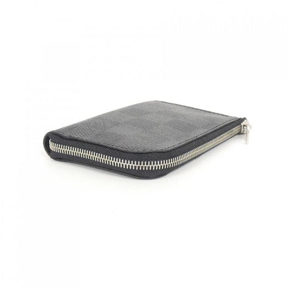 Louis Vuitton Damier Graphite Porte Monet Coin Case — view 3