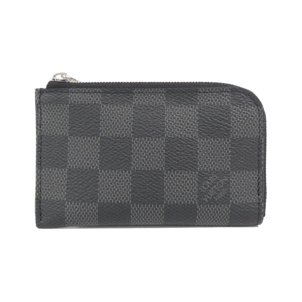 Louis Vuitton Damier Graphite Porte Monet Coin Case