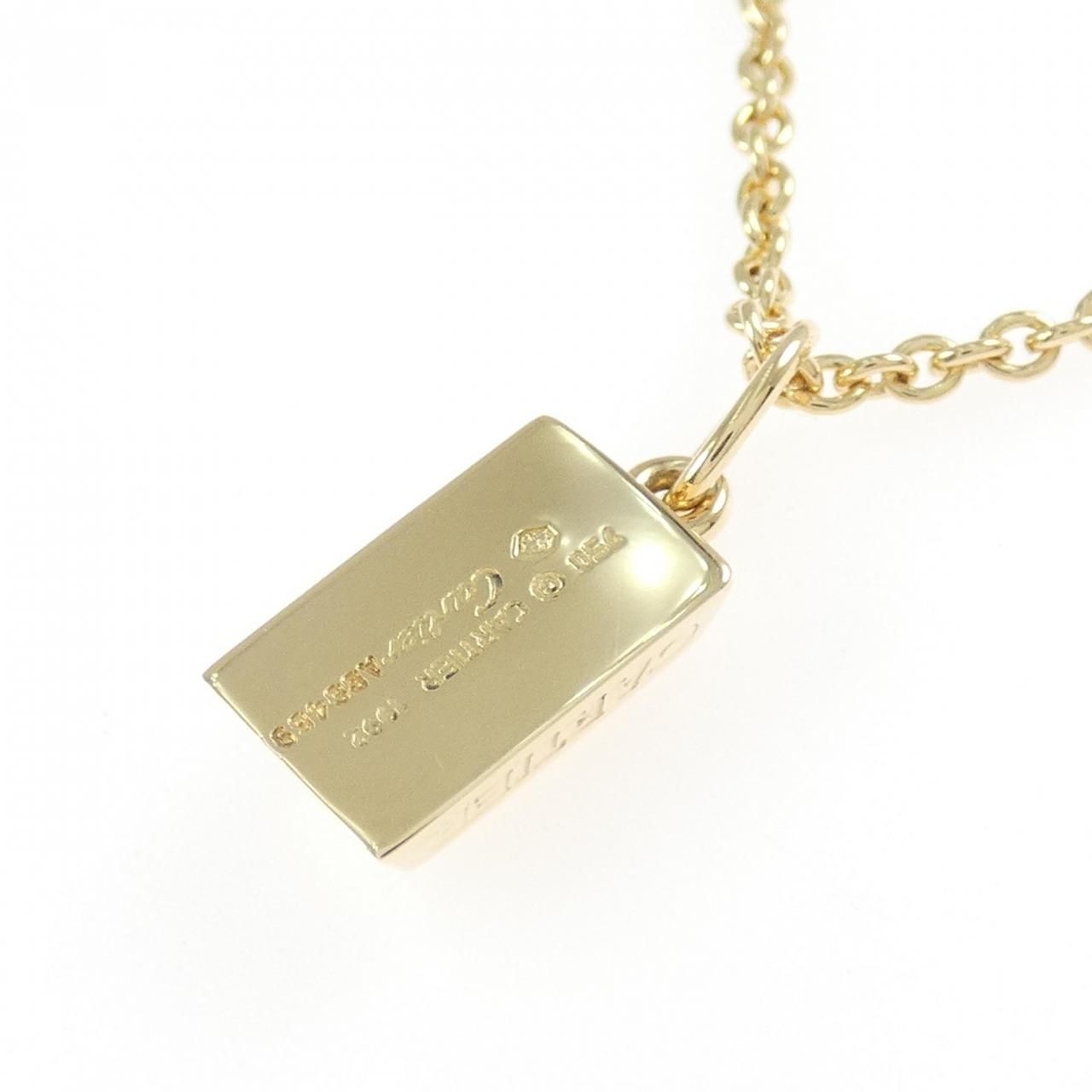 Cartier Diamond Necklace Gold — view 4
