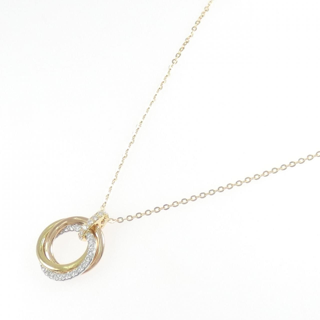 Cartier Trinity Necklace Gold — view 2