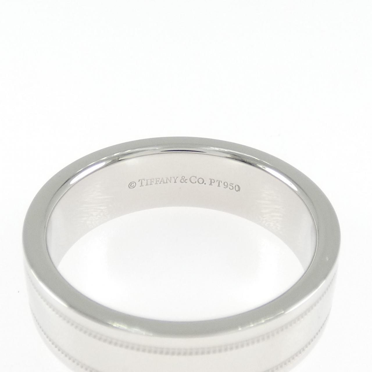 Tiffany & Co Double Mill Gray Ring — view 3