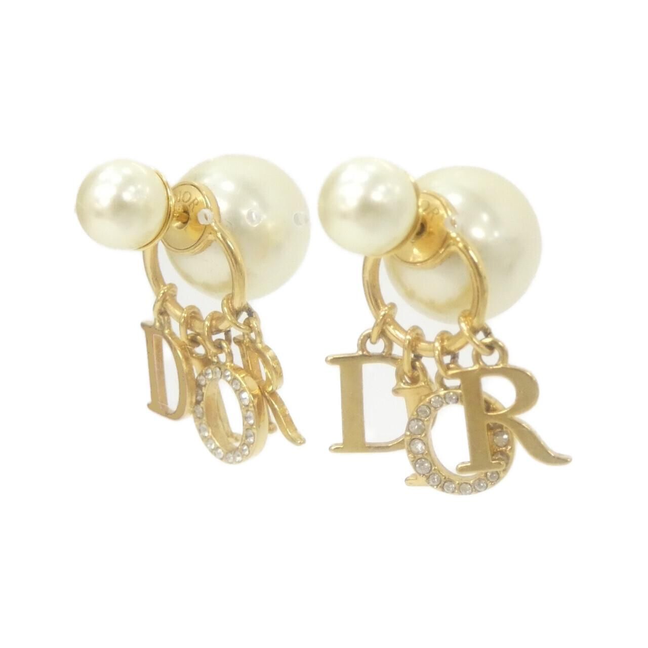 Dior Tribal Earrings Gold — view 2