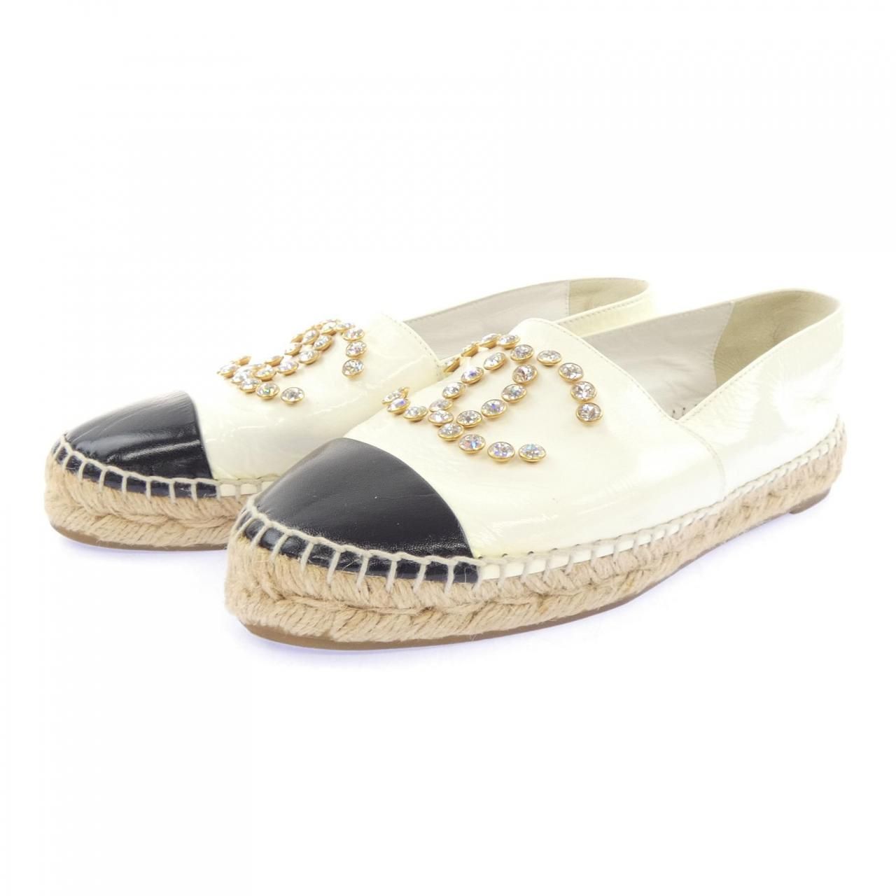Chanel Espadrille Shoes White — view 3