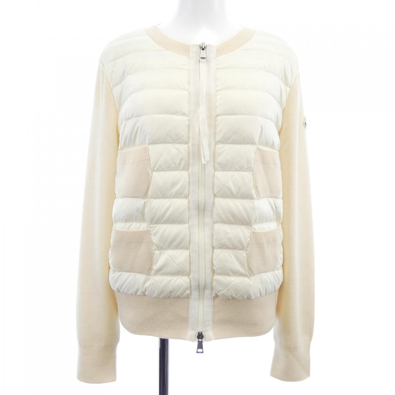 Moncler Down Jacket Beige