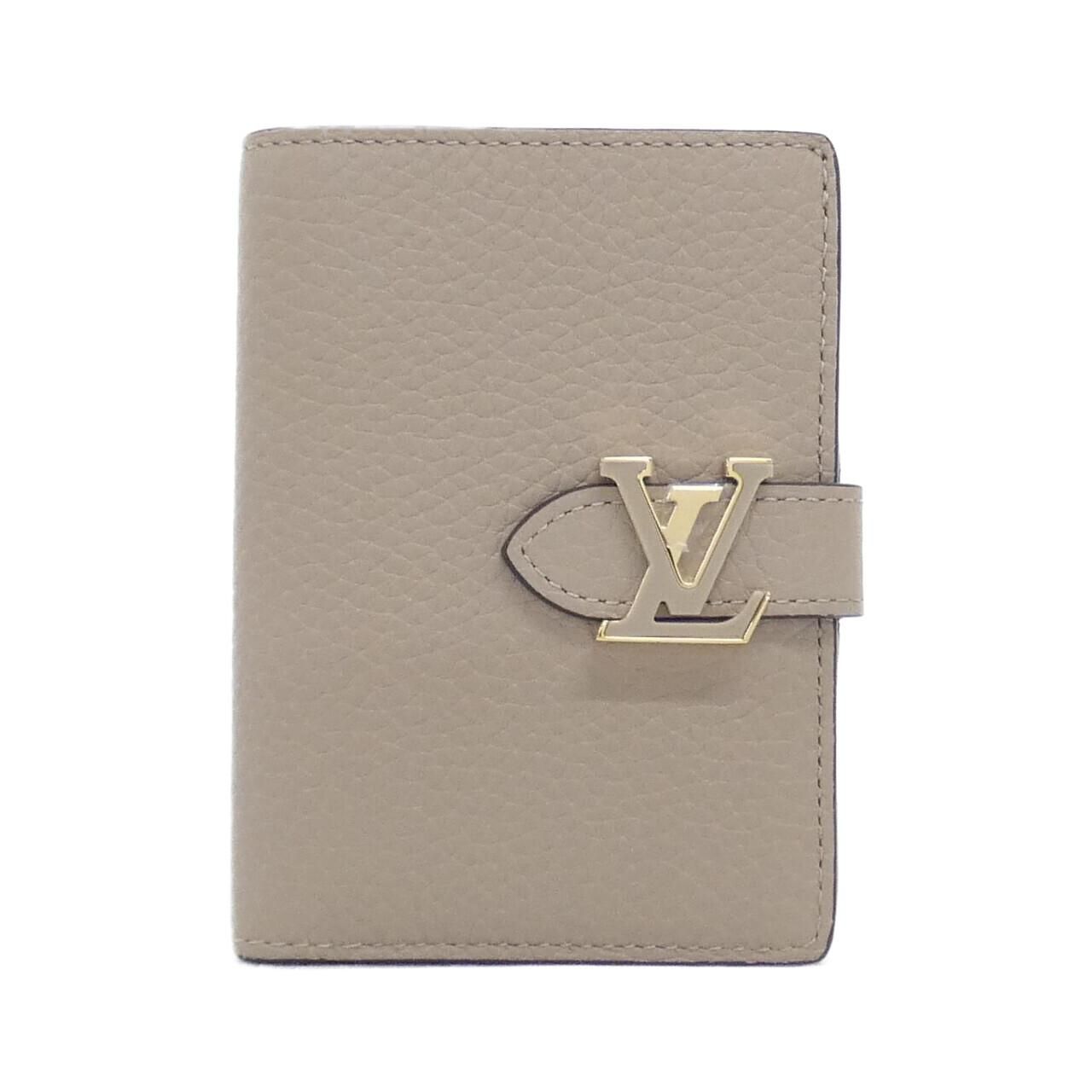Louis Vuitton Taurillon LV Vertical Wallet Compact