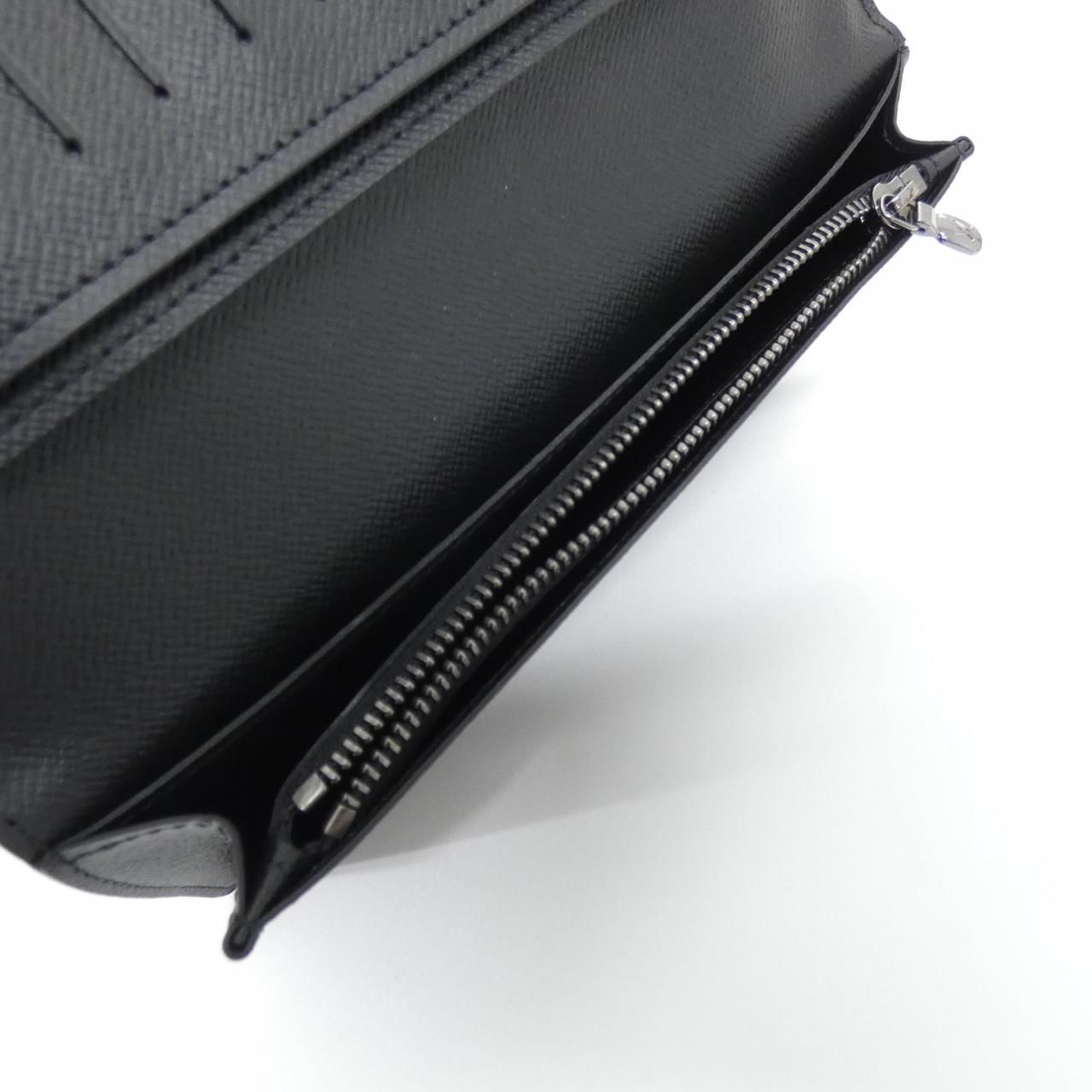 Louis Vuitton Monogram Eclipse Portefeuille Brazza Wallet — view 5