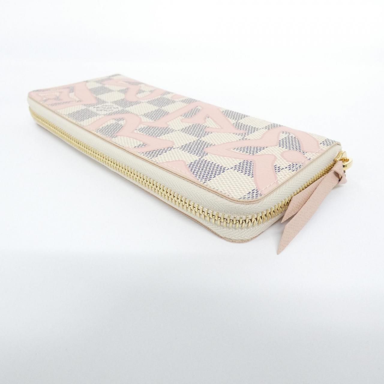 Louis Vuitton Damier Azur Portefeuille Clemence Wallet — view 3