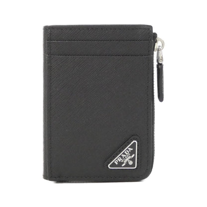 Prada Coin Case Coin Purse Silver